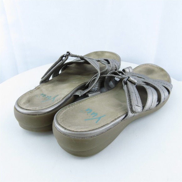 YUU Women Slide Shoes MIlley Beige Synthetic Slip On‎ Size 7 Medium (B, M) - Picture 6 of 10